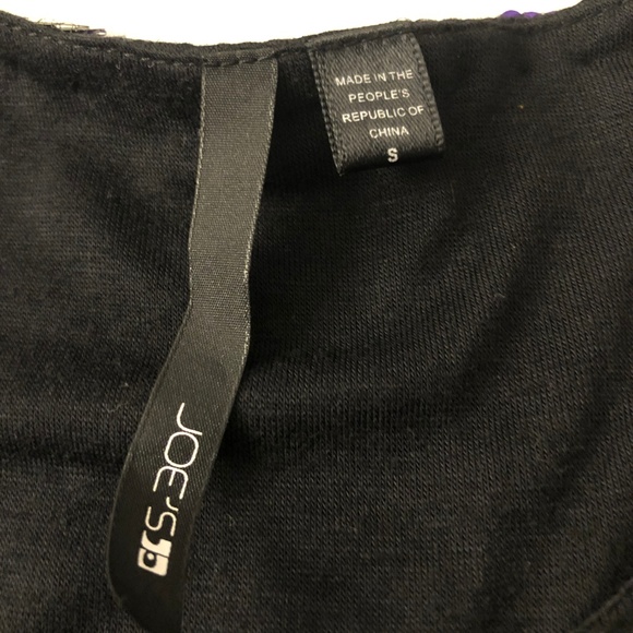 Joe’s Jeans Black Sequin Top Size Small like new - Picture 5 of 8